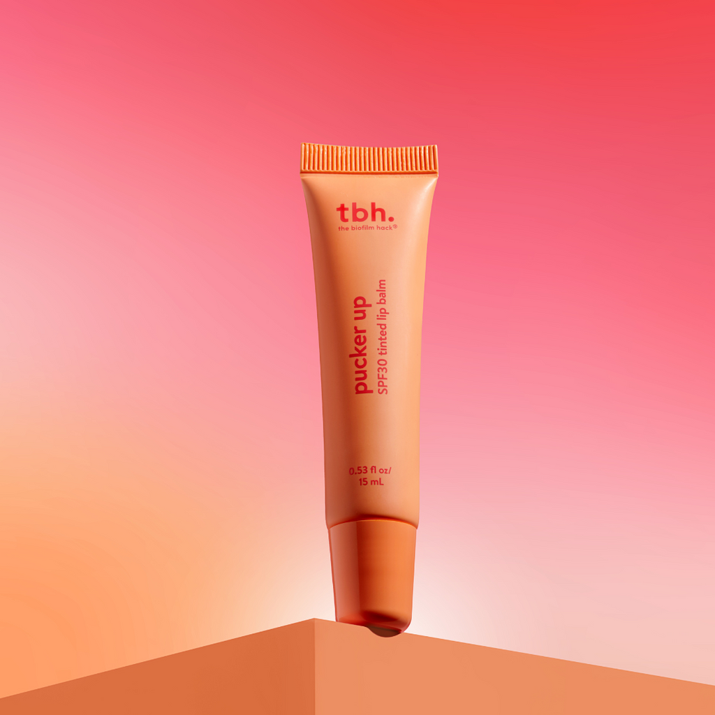 pucker up SPF30 tinted lip balm - tbhskincare