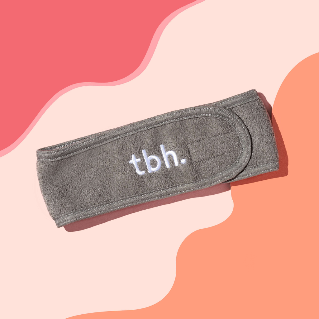 'sorry, I'm busy' terry cloth headband - tbhskincare