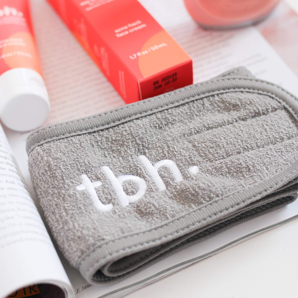 'sorry, I'm busy' terry cloth headband - tbhskincare